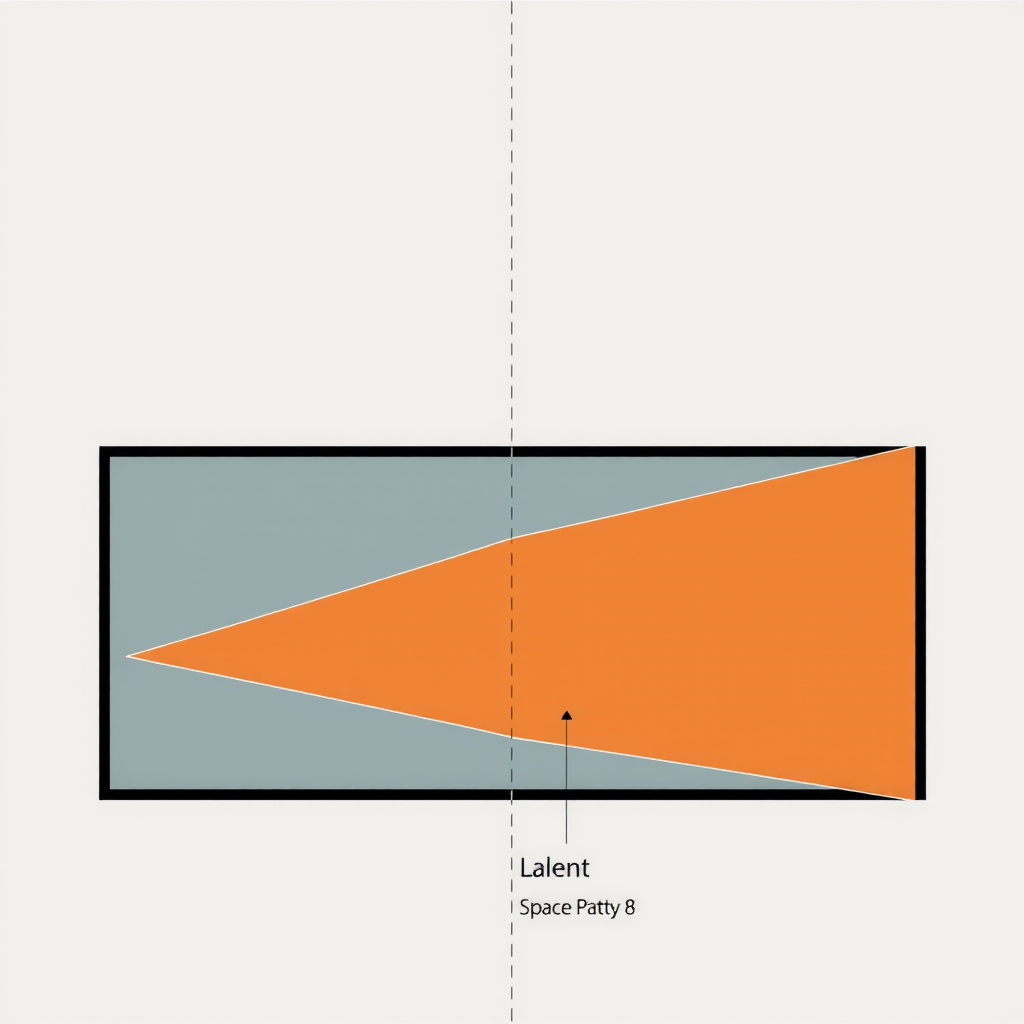 Technical diagram illustrating latent space interpolation paths between video frames with mathematical notation and vector representations